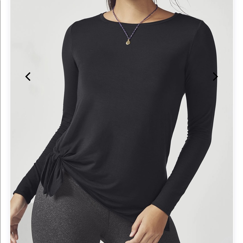 Martha Tunic Fabletics Black Medium 6-8